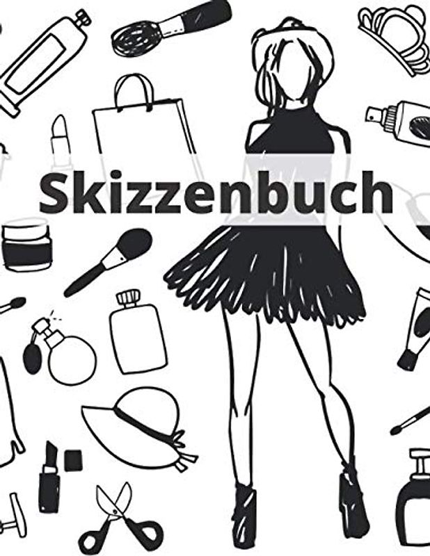 Skizzenbuch: Sketch Buch, Zeichenbuch | Großes Format | Schreiben, Zeichnen, Malen, Lettering, Sketchnotes | Modethema |100 Seiten | Geeignet für alle ... Handlettering (Zeichen & Skizzenbuch, Band 1)