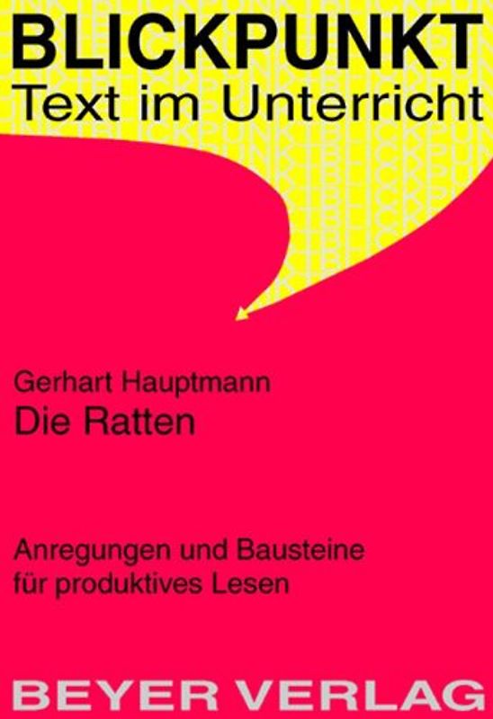 Hauptmann,Gerhart - Die Ratten