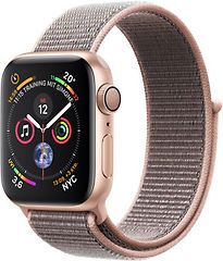 Image of Apple Watch Series 4 40 mm aluminium goud met geweven sportbandje [wifi] roségoud (Refurbished)
