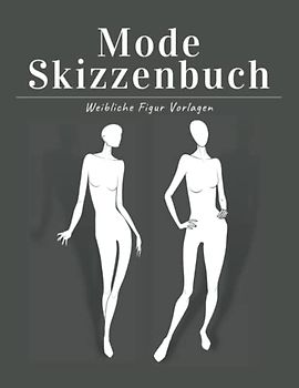 Mode Skizzenbuch. Weibliche Figur Vorlagen