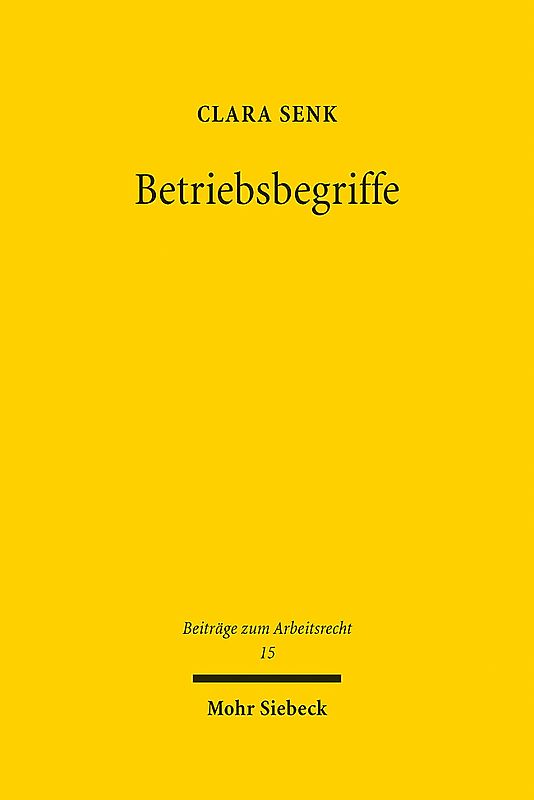 Betriebsbegriffe
