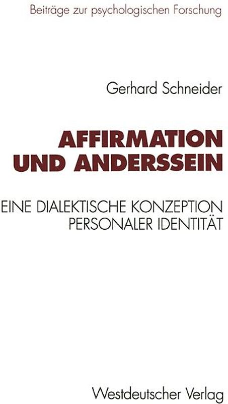 Affirmation und Anderssein