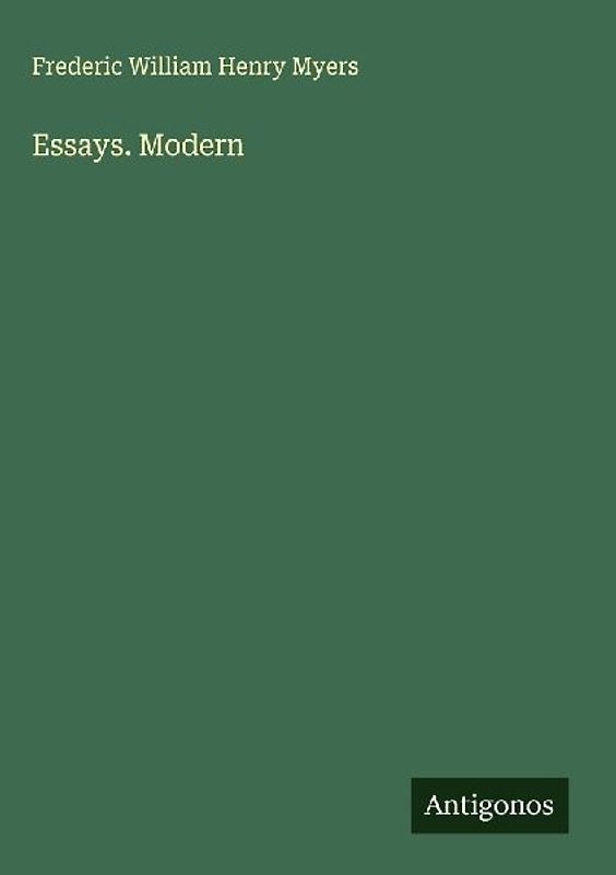 Essays. Modern