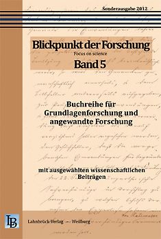 Blickpunkt der Forschung Band 5