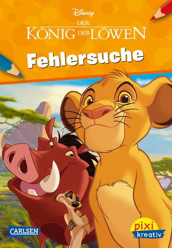 Pixi kreativ 126: Disney - König der Löwen - Fehlersuche