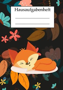 Hausaufgabenheft: Hausaufgabenheft Fuchs, inkl. Platz für Mitteilungen von Eltern und Lehrkräften