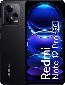 Xiaomi Redmi Note 12 Pro 5G Dual SIM 256 Go 8Go RAM noir onyx
