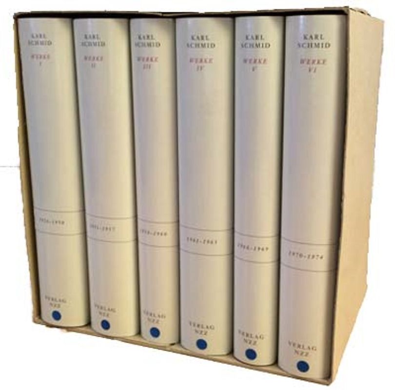 Karl Schmid, Gesammelte Werke, Band I–VI