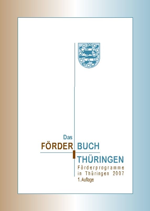 Das Förderbuch Thüringen 2007