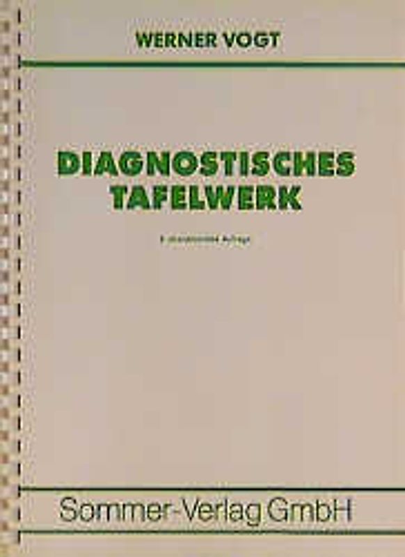 Diagnostisches Tafelwerk
