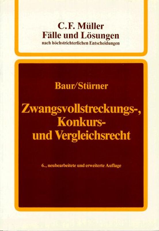 Zwangsvollstreckungs-, Konkurs- und Vergleichsrecht