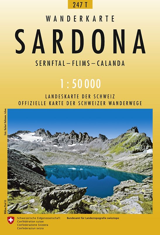 247T Sardona Wanderkarte