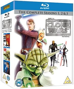 WARNER HOME VIDEO Star Wars The Clone Wars - Season 1 To 3 [BLU-RAY] Blu-ray Disc