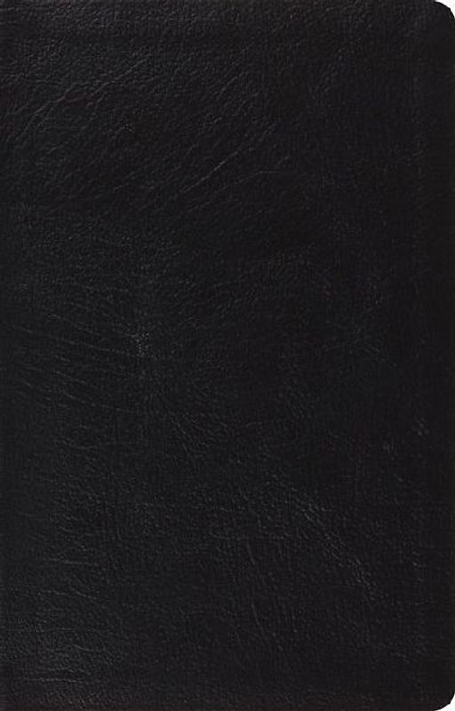 ESV Large Print Thinline Reference Bible, Red Letter (Genuine Leather, Black)