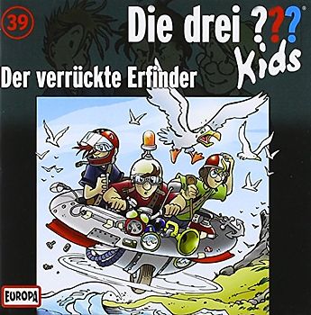 Die drei ??? Kids 39. Der verrückte Erfinder (Fragezeichen) - Blanck, Ulf