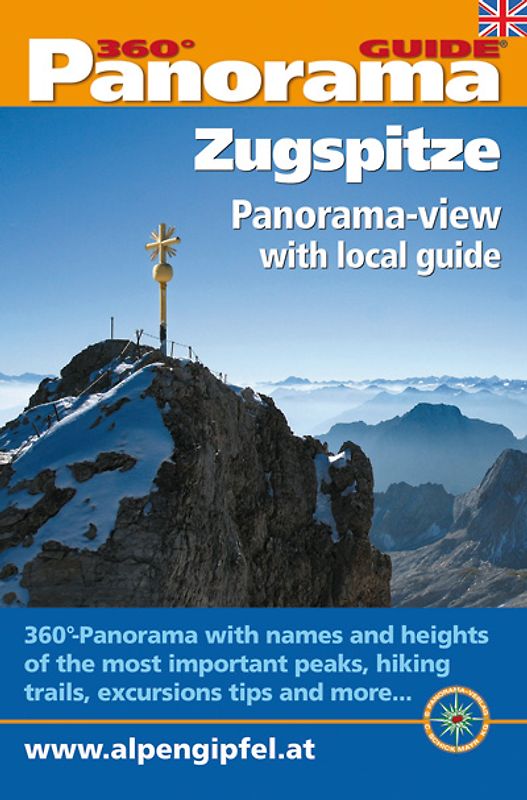 Panorama-Guide Zugspitz-Gipfel, englisch