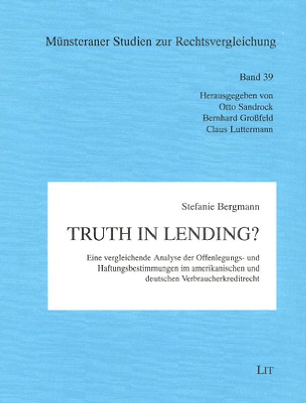 Truth in Lending?