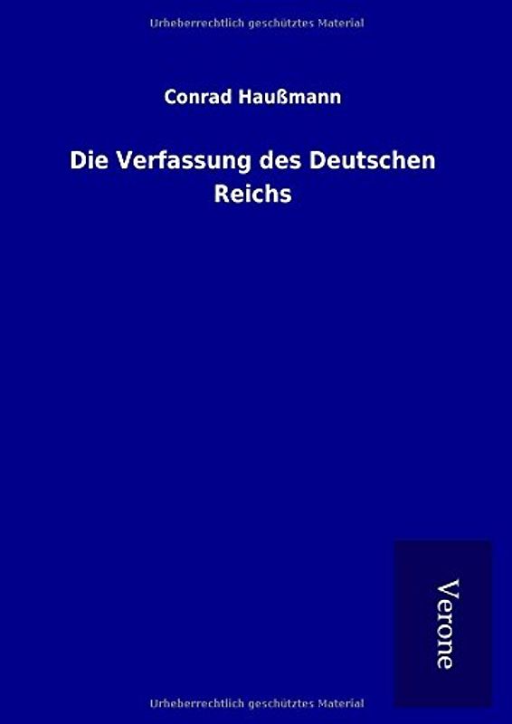 Die Verfassung des Deutschen Reichs
