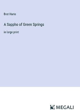 A Sappho of Green Springs