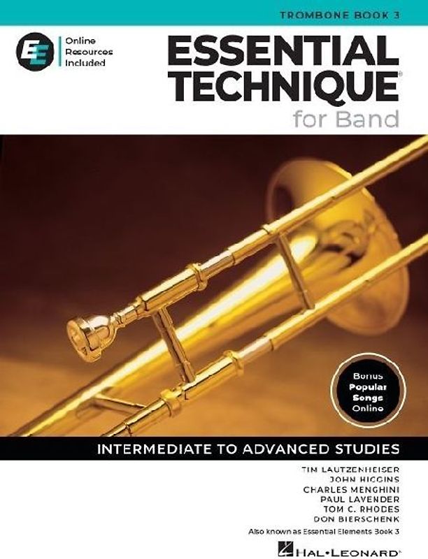 Essential Technique for Band - Trombone Book 3 with Online Resources