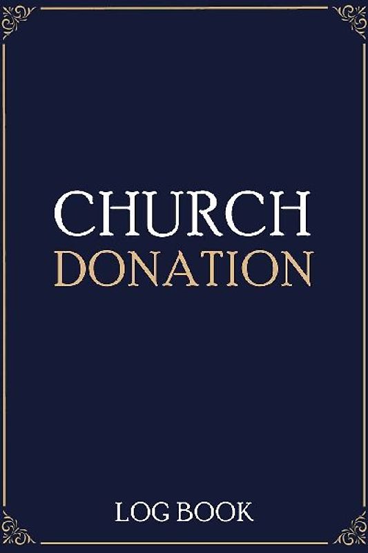 Church Donation Log Book