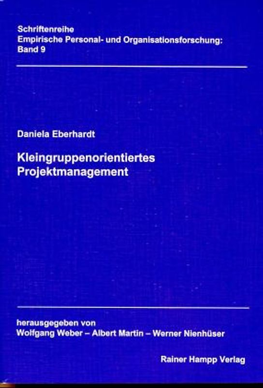 Kleingruppenorientiertes Projektmanagement