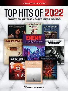 Top Hits of 2022: Eighteen of the Year's Best Songs: Piano/Vocal/guitar (Top Hits of Piano Vocal Guitar)