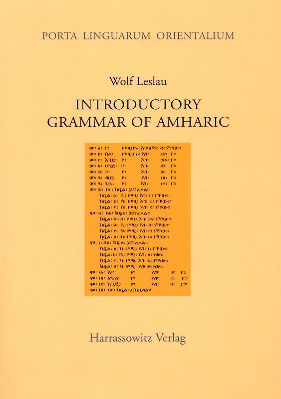 Introductory Grammar of Amharic