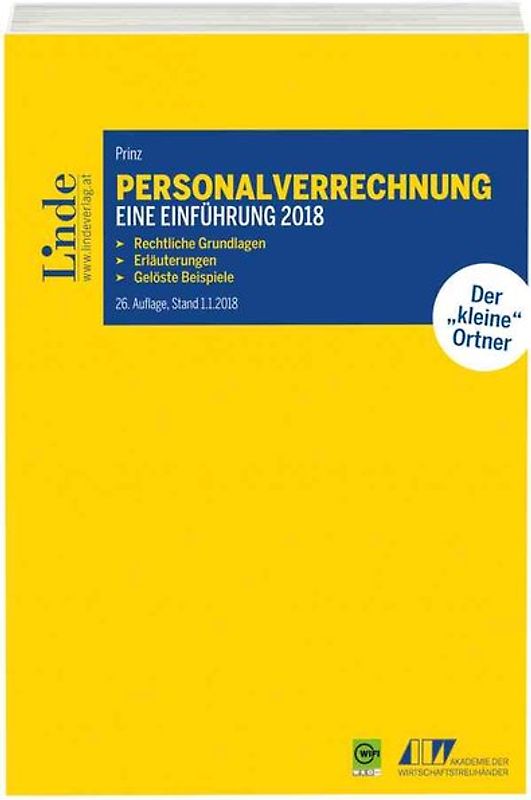 Personalverrechnung: eine Einführung 2018
