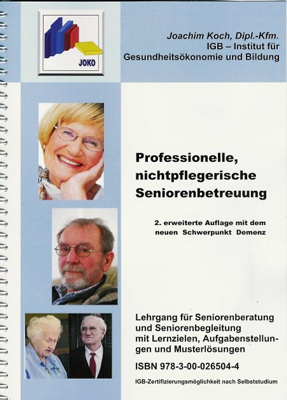 Professionelle, nichtpflegerische Seniorenbetreuung