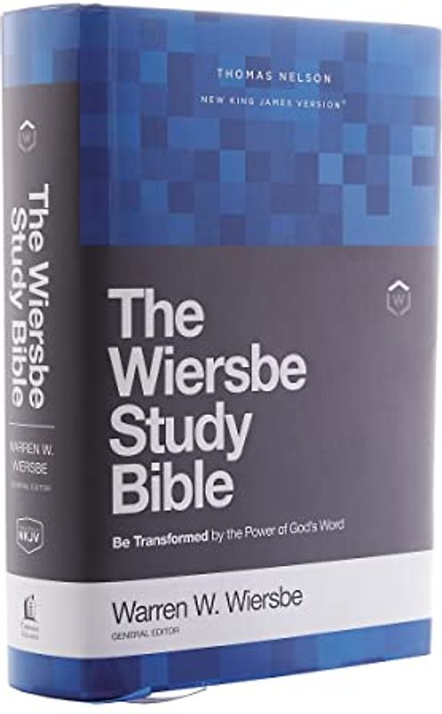 NKJV, Wiersbe Study Bible, Hardcover, Red Letter, Comfort Print