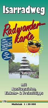 Radwanderkarte Isarradweg