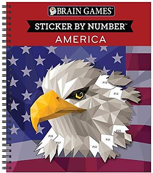 Brain Games Sticker by Number Americana