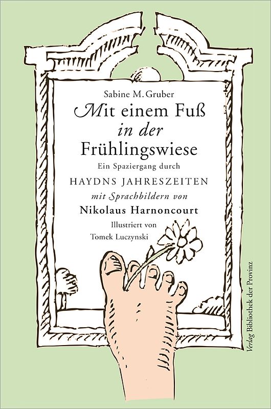 Mit einem Fuß in der Frühlingswiese