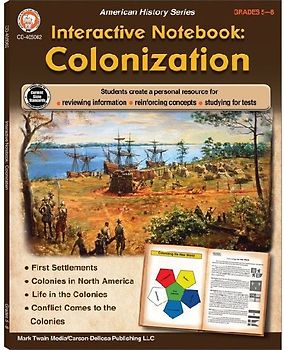 Interactive Notebook: Colonization Resource Book, Grades 5 - 8