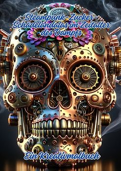 Steampunk-Zucker-Schädel