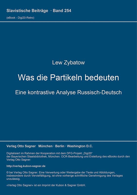 Was die Partikeln bedeuten