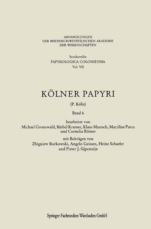 Kölner Papyri