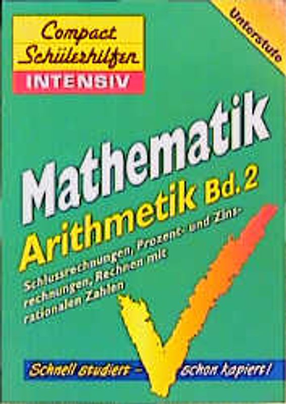 Mathematik Arithmetik /Unterstufe 2