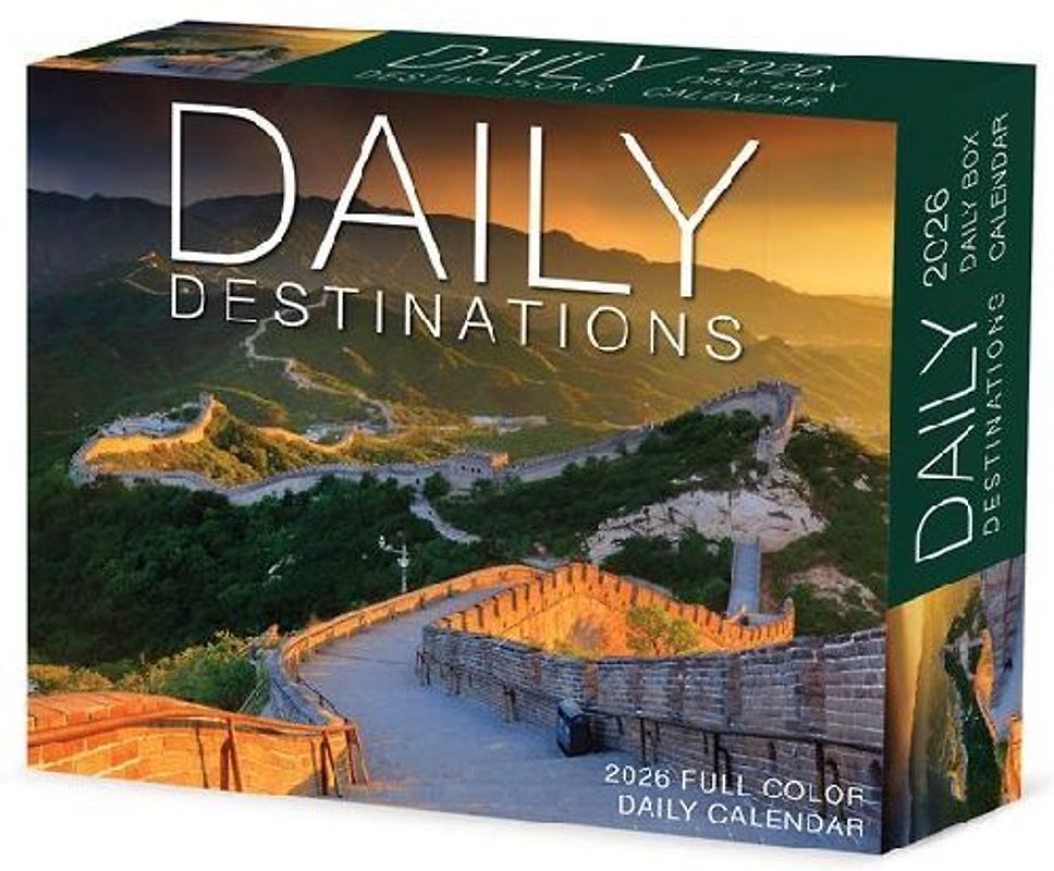 Daily Destinations 2026 5.4 X 6.2 Box Calendar