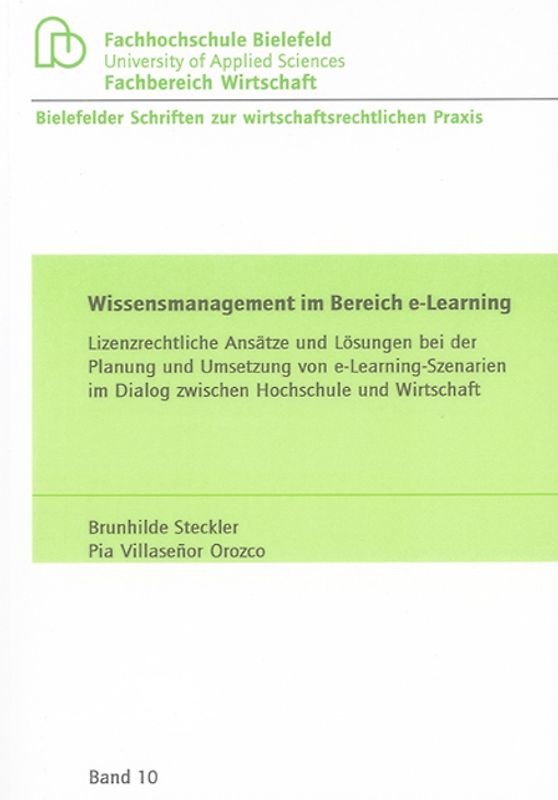 Wissensmanagement im Bereich e-Learning