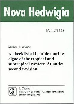 A checklist of benthic marine algae of the tropical and subtropical western Atlantic