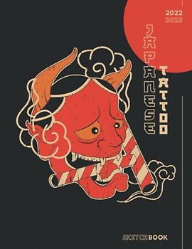 Japanese tattoo sketchbook: Large Sketchbook journal Perfect For Professional Tattoo Experts