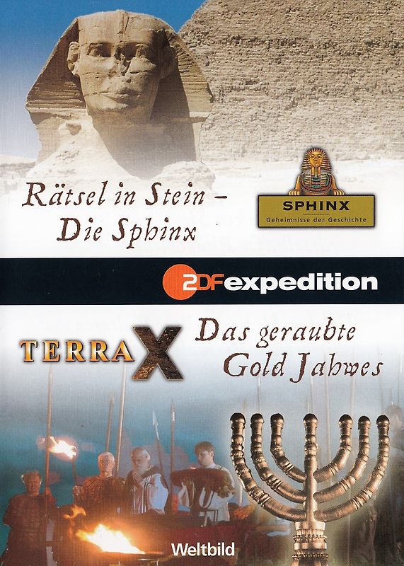 Terra X: Rätsel in Stein - Die Sphinx / Das geraubte Gold Jahwes [Weltbild] DVD