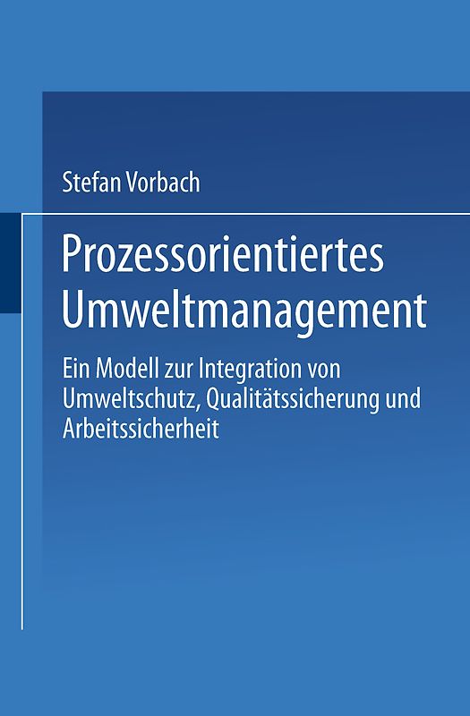 Prozessorientiertes Umweltmanagement