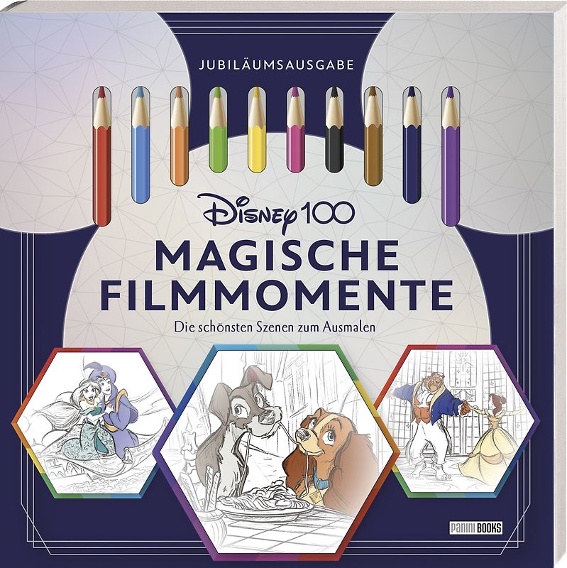 Disney 100: Magische Filmmomente - Die schönsten Szenen zum Ausmalen