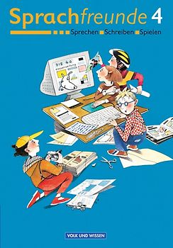 Sprachfreunde. Sprechen - Schreiben - Spielen. Östliche Bundesländer... / 4. Schuljahr - Sprachbuch