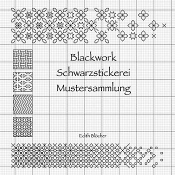 Blackwork Schwarzstickerei Mustersammlung
