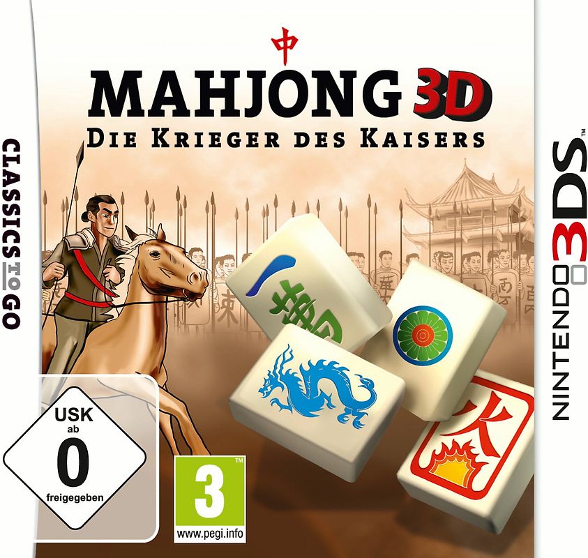 Mahjong 3D - Die Krieger des Kaisers Nintendo 3DS