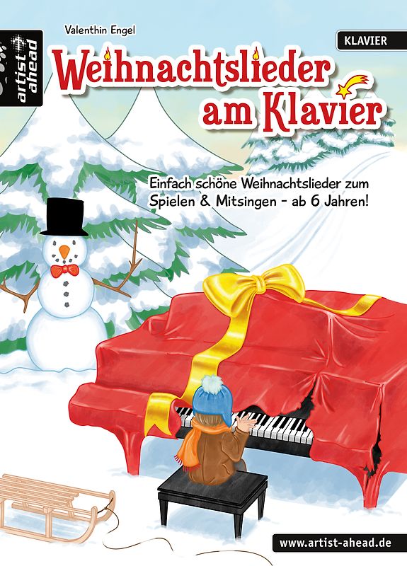 Weihnachtslieder am Klavier: Einfach schöne Weihnachtslieder zum Spielen & Mitsingen - für Kinder ab 6 Jahren & erwachsene Anfänger (inkl. QR-Codes + Audio-Download). Leichte Klaviernoten für Piano